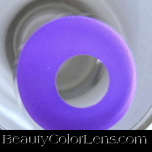 GEO CP-F6 CRAZY LENS SOLID PURPLE EYES BRIDE OF DRACULA HALLOWEEN CONTACT LENS