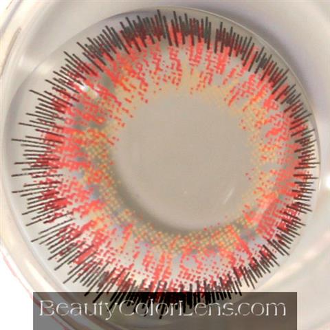 DUEBA GLAMOUR RED CONTACT LENS