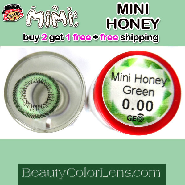 MIMI HONEY GREEN CONTACT LENS