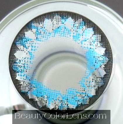 GEO FLOWER LOTUS BLUE WFL-A12 BLUE CONTACT LENS