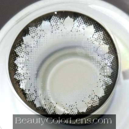 GEO FLOWER LOTUS GRAY WFL-A15 GRAY CONTACT LENS
