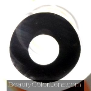GEO CP-F7 CRAZY LENS SOLID BLACK OUT HALLOWEEN CONTACT LENS