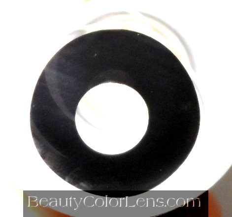 GEO CP-F7 CRAZY LENS SOLID BLACK OUT HALLOWEEN CONTACT LENS