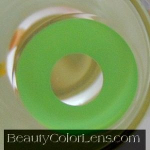 GEO CP-F4 CRAZY LENS SOLID GREEN MONSTER HALLOWEEN CONTACT LENS