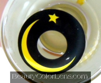 GEO SF-67 CRAZY LENS MOON AND STAR HALLOWEEN CONTACT LENS