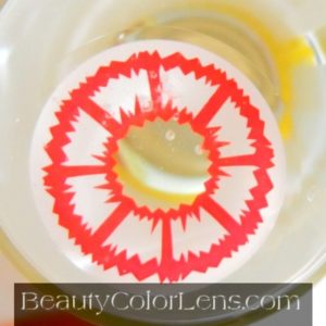 GEO SF-11 CRAZY LENS RED BLOOD ZOMBIE HALLOWEEN CONTACT LENS