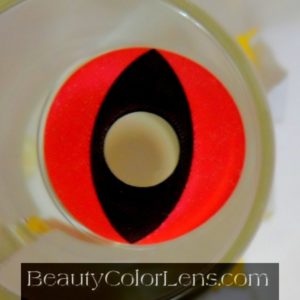 GEO SF-R05 CRAZY LENS RED CAT EYES HALLOWEEN CONTACT LENS