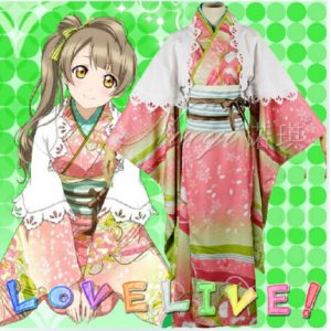 Anime Love Live Minami Kotori Kimono Cosplay Costume