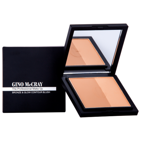 BEAUTY BUFFET HIGHLIGHT AND CONTOUR GINO MCCRAY THE PROFESSIONAL MAKE UP BRONZE & GLOW CONTOUR BLUSH
