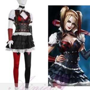 Batman Dark Knight Harley Quinn Arkham Asylum Cosplay Costume Outfit Party Dress Cosplay Costume