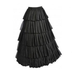 Black Floor Length Long Skirts For Women