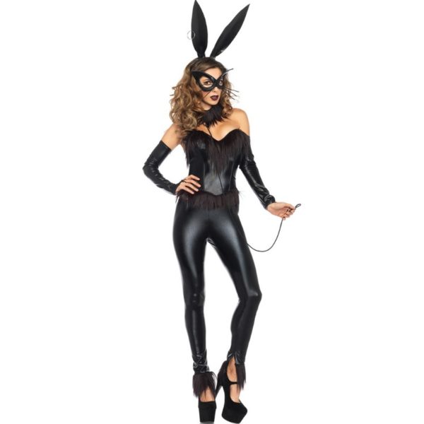 Black Women’s Sexy Bunny Costume Sexy Rabbit Girl Costume nightclub cute rabbit uniform temptation