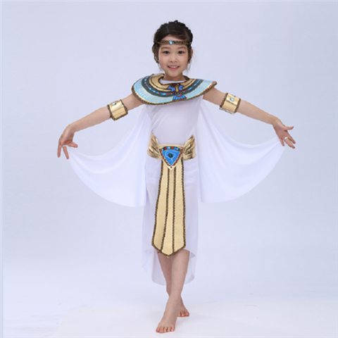 Children Halloween Cosplay Masquerade queen Cleopatra costume for girls Princess costume