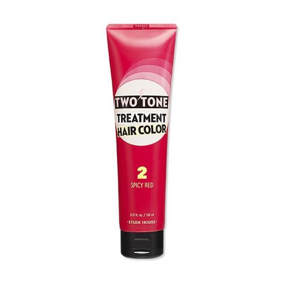 ETUDE HOUSE HAIR TWO TONE TREATMENT HAIR COLOR #02 SPICY RED