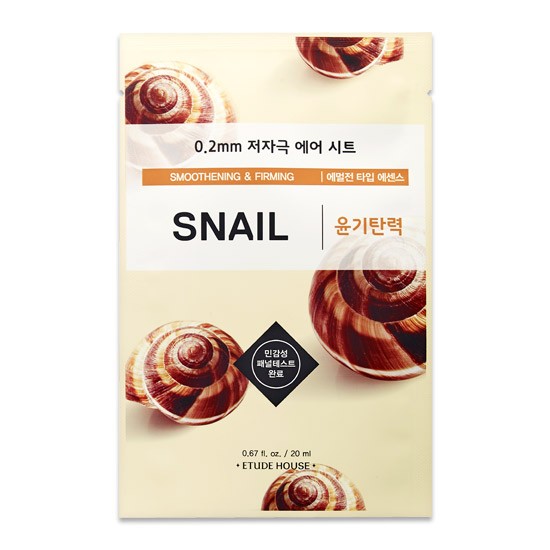 ETUDE HOUSE MASK SHEET 0.2 THERAPY AIR MASK # SNAIL