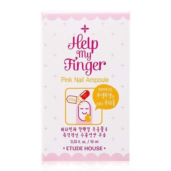 ETUDE HOUSE NAIL CARE HELP MY FINGER PINK NAIL AMPLE