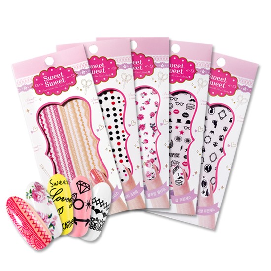 ETUDE HOUSE NAIL TOOLS SWEET WATER FREE DECAL STICKER