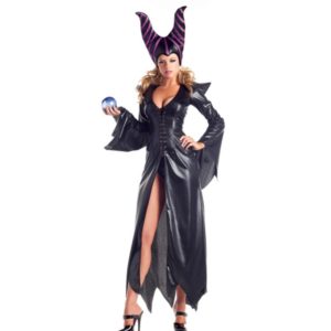 Faux Leather Halloween Scary Women Devil Costume