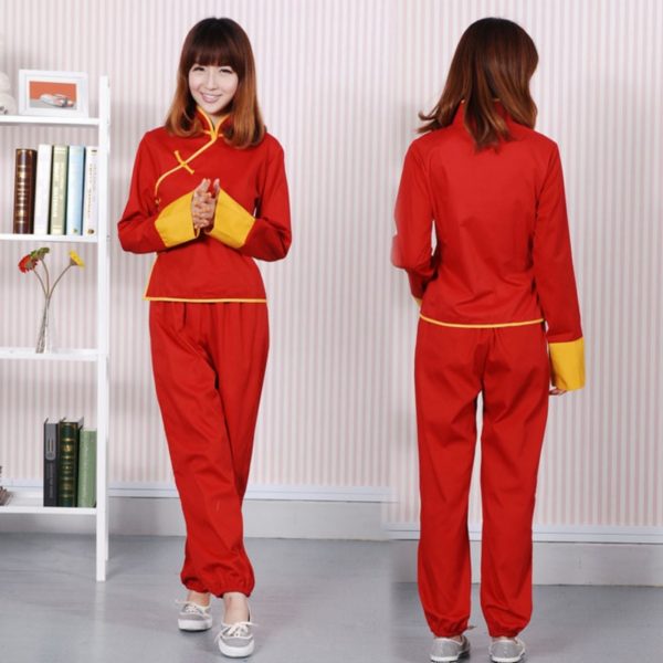 Gintama Kagura Cosplay clothes props cos clothes props cos full set chinese style red