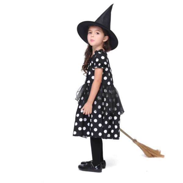 Girl Dress Kids Halloween Witches Costumes
