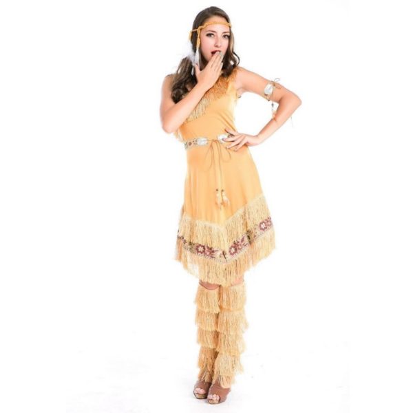 Halloween Carnival Cosplay Costume Dress Lady Sexy Indian Costume