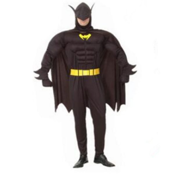 Halloween batman costume super hero adult man fale costume