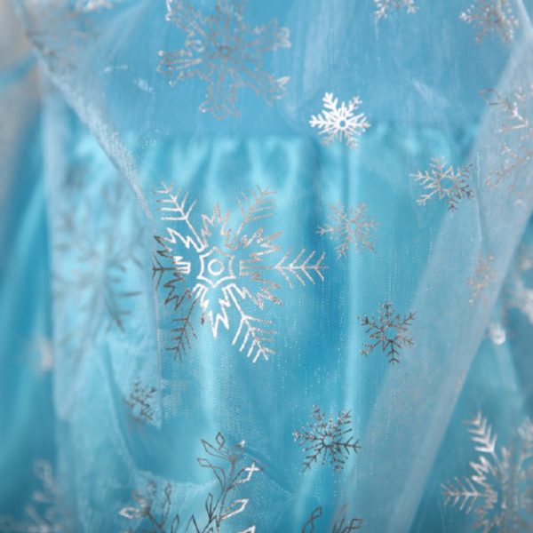 High Quality Girls Princess Anna Elsa Cosplay Costume Kid’s Party Dress