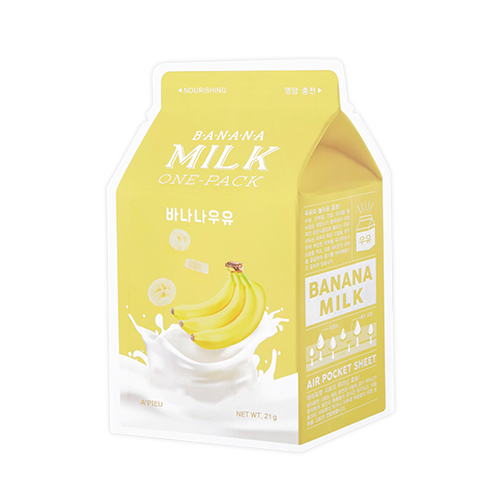 KOREAN COSMETICS [A'PIEU] Milk One Pack #Banana Milk