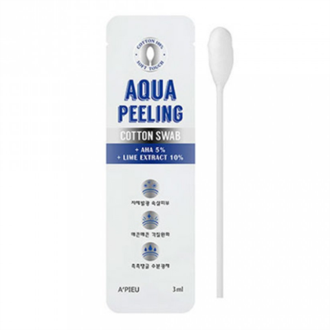 KOREAN COSMETICS [A'Pieu] Aqua Peeling Cotton Swab (Mild)