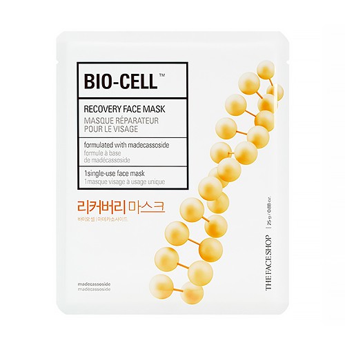 KOREAN COSMETICS BIO CELL RECOVERY FACE MASK