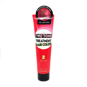 KOREAN COSMETICS [Etude house] Two Tone Treatment Hair Color #02 (Spicy Red)