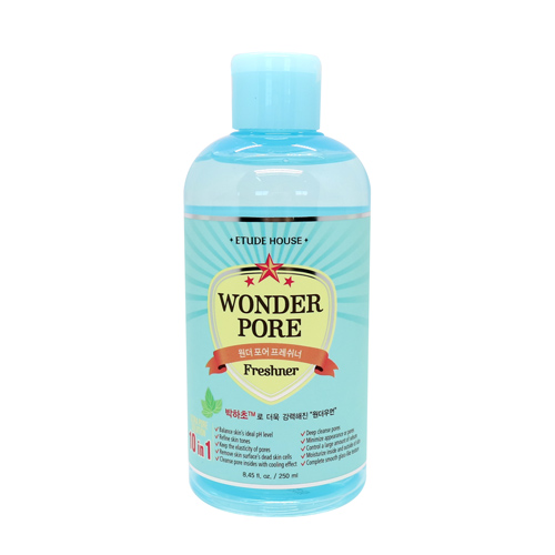 KOREAN COSMETICS [Etude house] Wonder Pore Freshner, 250ml, Facial Cleansers, (10 in 1, Pore Care, Preventing Enlarged Pores)