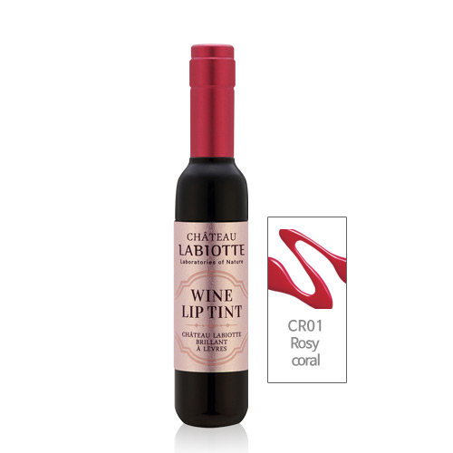 KOREAN COSMETICS [LABIOTTE] Chateau Labiotte Wine Lip Tint #CR01 (Rose Coral)