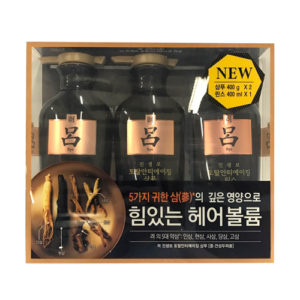 KOREAN COSMETICS [Ryo] Jinsaengbo Shampoo set for dry hair(shampoo 2units and conditioner 1unit)