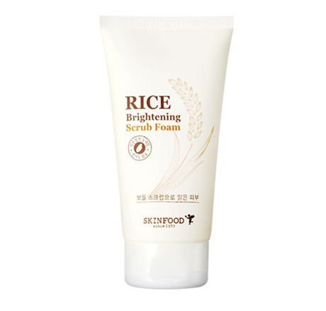 KOREAN COSMETICS [Skinfood] Rice Brightening Scrub Foam 150ml
