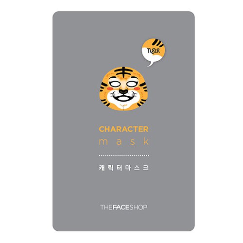 KOREAN COSMETICS THEFACESHOP CHARACTER MASK TIGER