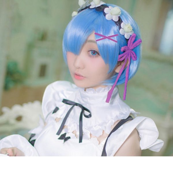 Life in a different world from zero Rem Ram Cosplay Wigs
