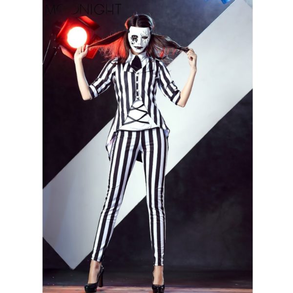 Magician Costume for Girl Tuxedo Cosplay Adult Female Jazz Dance Performance