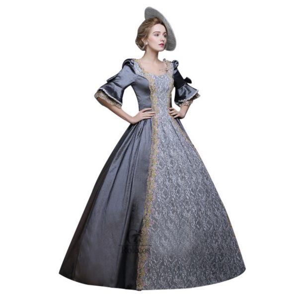 Medieval Renaissance Victorian Dresses Princess Ball Gowns Dresses Masquerade Costumes