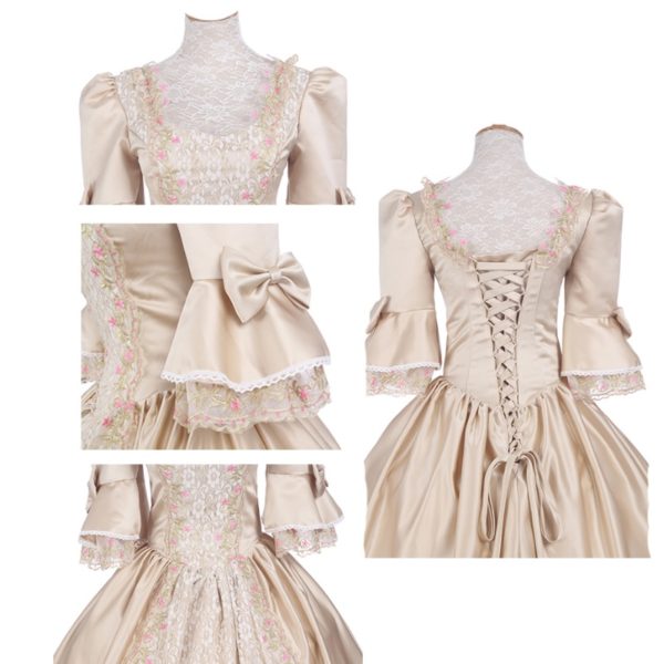 Medieval Renaissance Victorian Dresses Princess Ball Gowns Dresses Masquerade Costumes