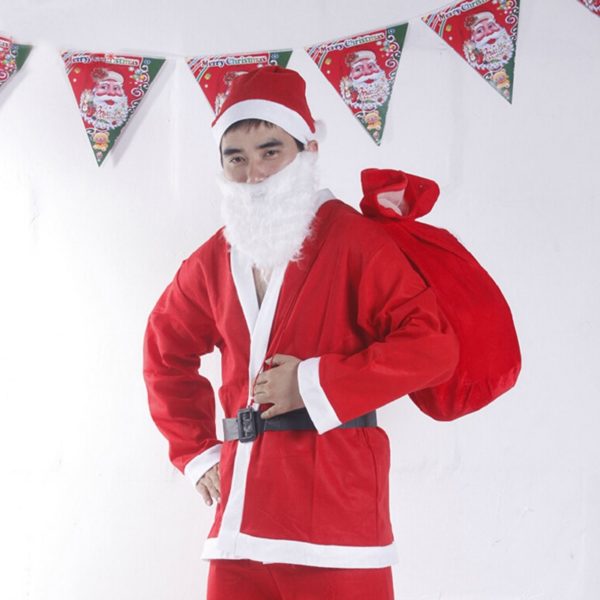 Men’s Santa Claus Costume Christmas Xmas Suit set