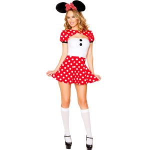 Minnie Mouse Dress Adult Halloween Costumes for Women