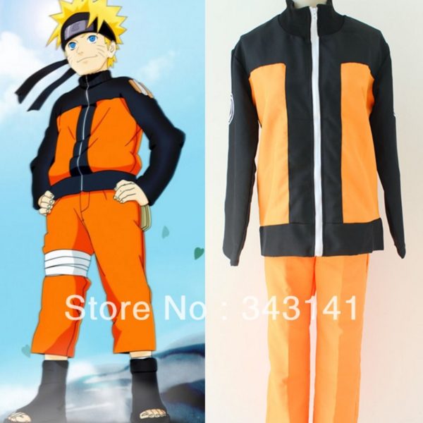 Naruto Shippuden Uzumaki II Cosplay Costume Halloween Party Cosplay