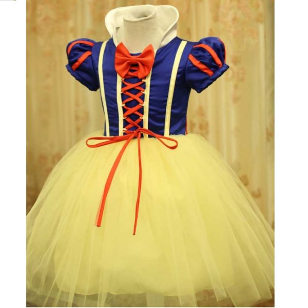 New design girl snow white princess costumes cosplay cute kids performance clothes cartoon Christmas dress party clothing
