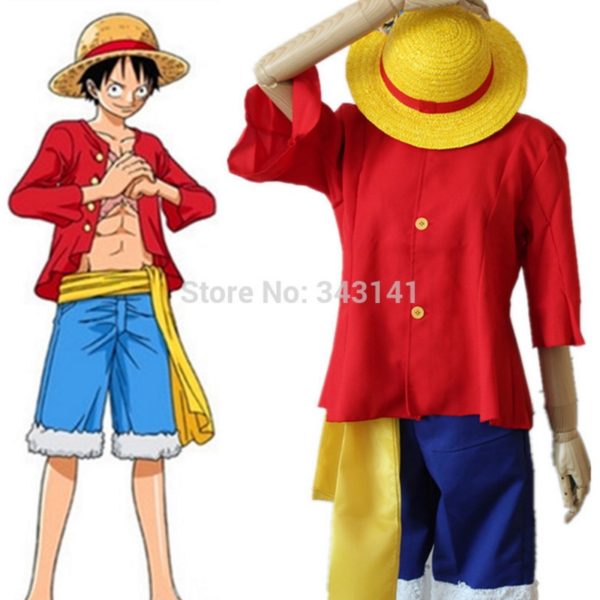 ONE PIECE Monkey D Luffy II generation costumes Japanese anime cosplay Halloween costume