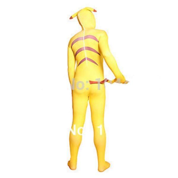 Pikachu Zentai Suit Pikachu Fullbody Cosplay Costume