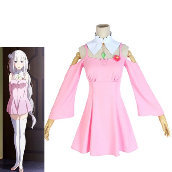 Pink Lolita Dress For Girl Emilia Daily Casual Clothing