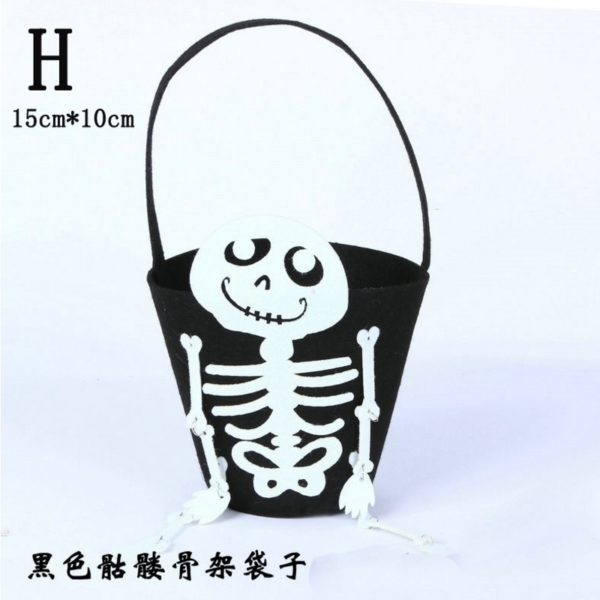 Pumpkin Ghost Witch Shape halloween Candy bag for kids