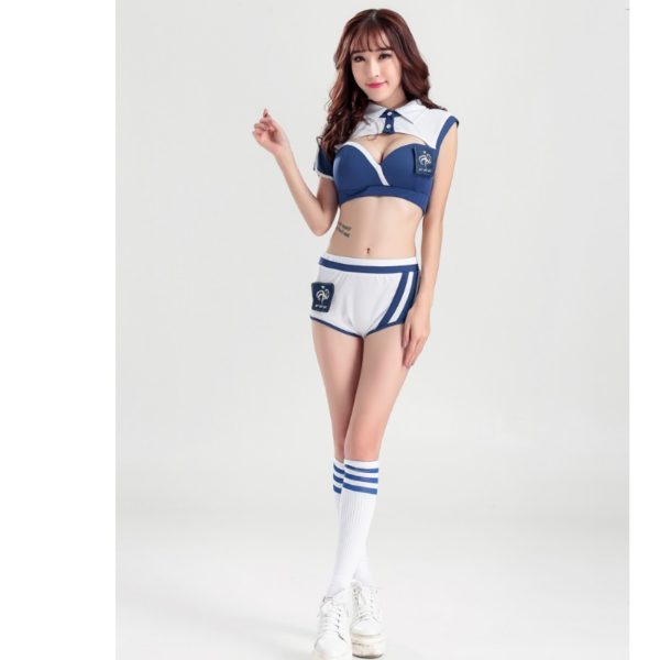 Sexy Football Cheerleading Costumes Set Sporty Role Play Women Clothing Soccer Baby Costume