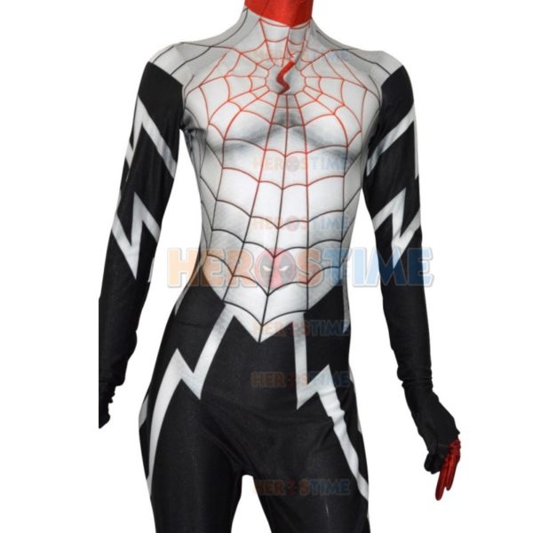 Silk Spider costume morph suit Silk spider woman costume Cindy Moon Cosplay